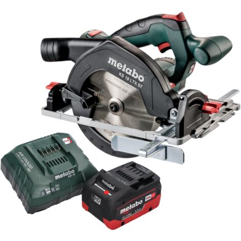 Metabo KS 18 LTX 57 Akku Handkreissäge 18 V 165 mm + 1x LiHD Akku 5,5 Ah + Ladegerät
