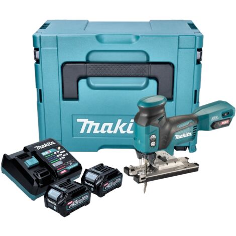 Makita JV 001 GD201 Akku Stichsäge 40 V max. 135 mm Brushless + 2x Akku 2,5 Ah + Ladegerät + Makpac (1/5)