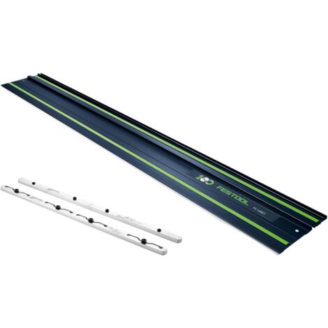 Festool FS 1400/2 BL Führungsschiene 1400 mm Blau ( 578246 ) 100Y Jubiläums Edition + FSV/2 Verbindungsstück ( 577039 )