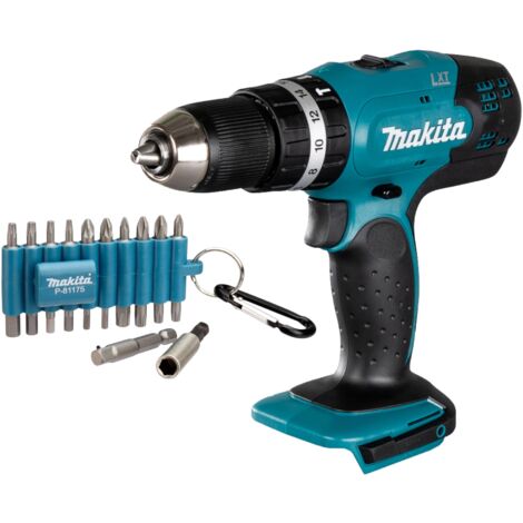 Makita DHP 453 Z Akku Schlagbohrschrauber 18 V 42 Nm + 22 tlg. Bit Set - ohne Akku, ohne Ladegerät (1/5)