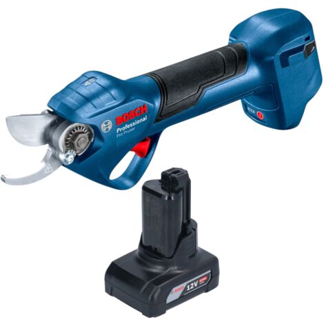 Bosch Pro Pruner Professional Akku Astschere 12 V + 1x Akku 6,0 Ah - ohne Ladegerät