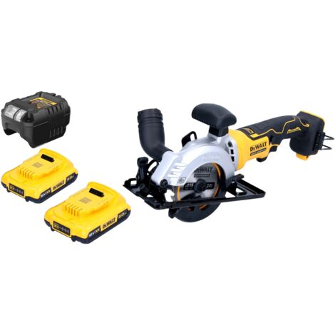 DeWalt DCS 571 D2 Akku Handkreissäge 18 V 115 mm Brushless + 2x Akku 2,0 Ah + Ladegerät (1/5)