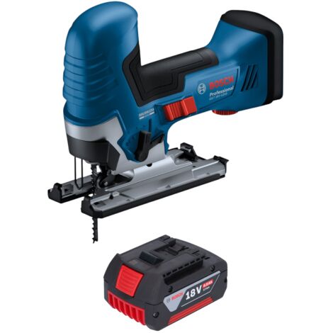 Bosch GST 18V-125 S Professional Akku Stichsäge 18 V 125 mm Brushless + 1x Akku 4,0 Ah - ohne Ladegerät