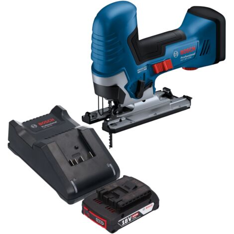 Bosch GST 18V-125 S Professional Akku Stichsäge 18 V 125 mm Brushless + 1x Akku 2,0 Ah + Ladegerät (1/5)