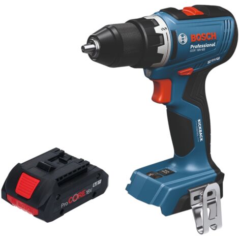 Bosch GSB 18V-65 Professional Akku Schlagbohrschrauber 18 V 65 Nm Brushless + 1x ProCORE Akku 4,0 Ah - ohne Ladegerät (1/3)