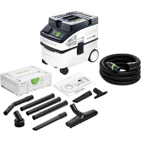 Festool CT 15 CLEANTEC Absaugmobil 1200 Watt 15 l ( 578327 ) + 7 tlg. Standard Reinigungsset ( 577257 )