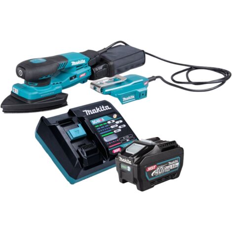 Makita BO 006 CGT101 Akku Deltaschleifer 40 V max. 100 x 150 mm 3,0 mm Hub Brushless + 1x Akku 5,0 Ah + Ladegerät (1/5)