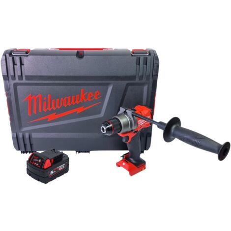 Milwaukee M18 FDD3-501X Akku Bohrschrauber 18 V 158 Nm Brushless + 1x Akku 5,0 Ah + HD Box - ohne Ladegerät