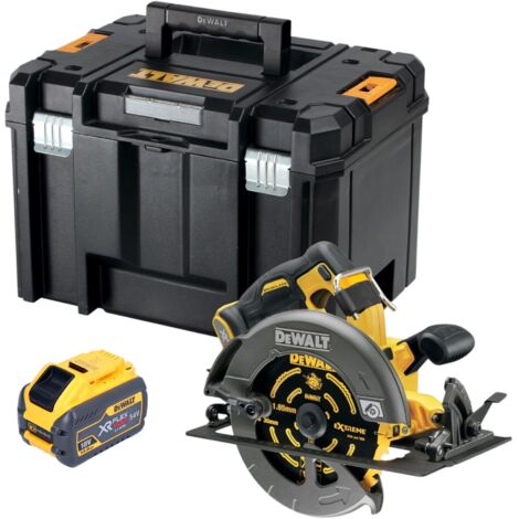 DeWALT DCS 578 NT Akku Kreissäge 54V XR FlexVolt 190 mm Brushless + 1x Akku 12,0 Ah + TSTAK - ohne Ladegerät