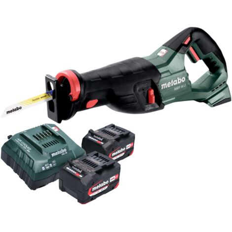 Metabo SSEP 18 LT Akku Säbelsäge 18 V 32 mm + 2x Akku 4,0 Ah + Ladegerät