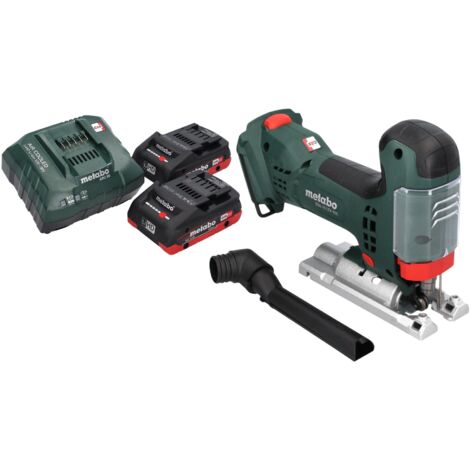 Metabo STA 18 LTX 100 Akku Stichsäge 18 V 100 mm Brushless + 2x LiHD Akku 4,0 Ah + Ladegerät (1/5)