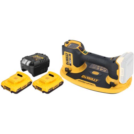 DeWalt DCE 590 D2 Akku Vakuum Heber 18 V 120 kg + 2x Akku 2,0 Ah + Ladegerät