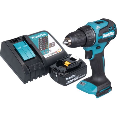Makita DDF 490 RT1 Akku Bohrschrauber 18 V 65 Nm 1/2" Brushless + 1x Akku 5,0 Ah + Ladegerät (1/5)