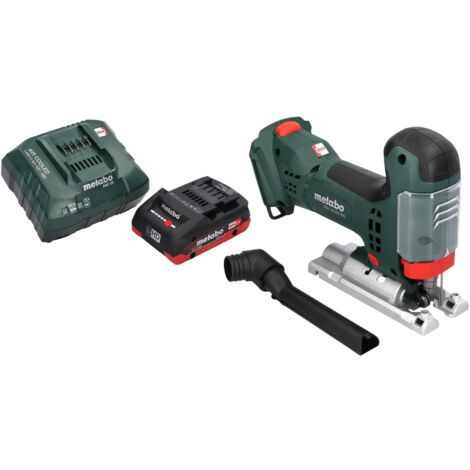 Metabo STA 18 LTX 100 Akku Stichsäge 18 V 100 mm Brushless + 1x LiHD Akku 4,0 Ah + Ladegerät (1/5)