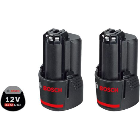 Bosch Zubehör - 12V Li-Ion Akku GBA 3,0 Ah, 2 Stück 1600A00X7D