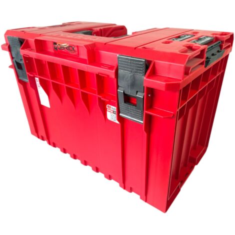 Qbrick System ONE 450 Vario RED ULTRA HD Custom Werkzeugkoffer modularer Organizer 585 x 385 x 420 mm 52 l stapelbar IP66 - alte Version