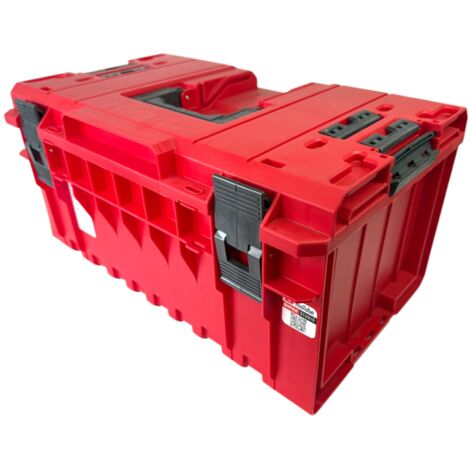 Qbrick System ONE 350 Vario RED ULTRA HD Custom Werkzeugkoffer modularer Organizer 585 x 385 x 320 mm 38 l stapelbar IP66 - alte Version
