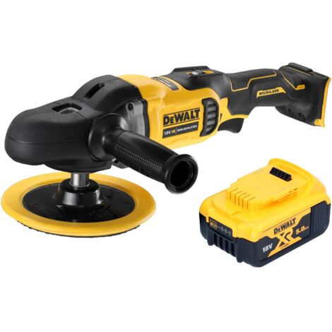 DeWalt DCM 849 N Akku Exzenter Poliermaschine 18 V 180 mm Brushless + 1x Akku 5,0 Ah - ohne Ladegerät (1/4)