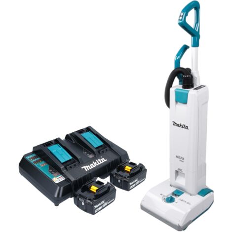 Makita DVC 560 PG2 Akku Staubsauger 36 V ( 2x 18 V ) 5 l Brushless + 2x Akku 6,0 Ah + Ladegerät (1/5)