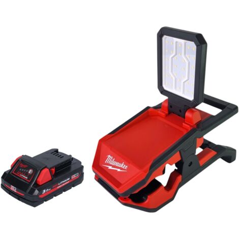 Milwaukee M18 PAL2-301 Akku Leuchte 18 V 2000 lm IP20 + 1x Akku 3,0 Ah - ohne Ladegerät