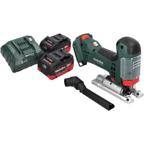 Metabo STA 18 LTX 100 Akku Stichsäge 18 V 100 mm Brushless + 2x LiHD Akku 5,5 Ah + Ladegerät (1/5)