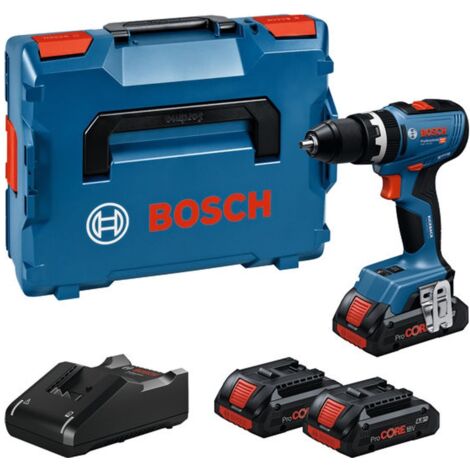 Bosch GSB 18V-65 Professional Akku Schlagbohrschrauber 18 V 65 Nm ( 06019N3306 ) Brushless + 2x ProCORE Akku 4,0 Ah + Ladegerät + L-Boxx (1/5)