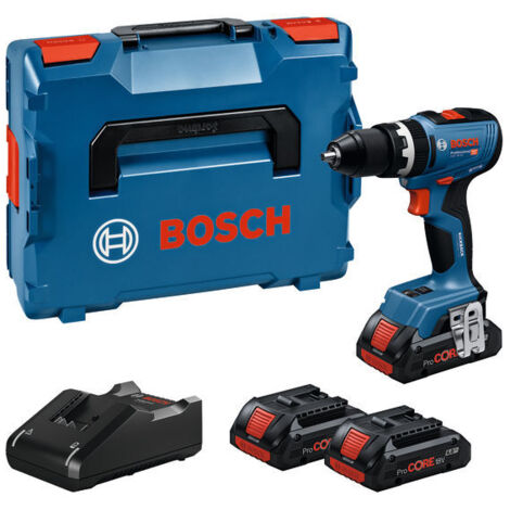 Bosch GSB 18V-65 Professional Akku Schlagbohrschrauber 18 V 65 Nm ( 06019N3308 ) Brushless + 3x ProCORE Akku 4,0 Ah + Ladegerät + L-Boxx (1/5)