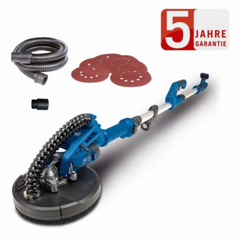 Scheppach DS920X Wand und Deckenschleifer 710 W 210 mm 4 Meter Schlauch