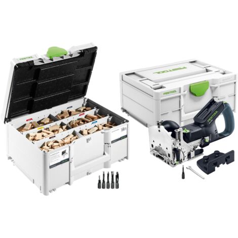 Festool DFC 500 E-Basic Akku Dübelfräse DOMINO 18 V 4 - 10 mm + Dübel Sortiment + Systainer - ohne Akku, ohne Ladegerät