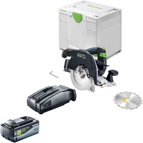 Festool HKC 55 KEB-Basic Akku Handkreissäge 18 V 160 mm Brushless + 1x Akku 8,0 Ah + Ladegerät + Systainer