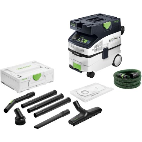 Festool CTH MIDI I AC CLEANTEC Absaugmobil 1200 W 15 l Staubklasse H + Standard Reinigungsset (1/5)