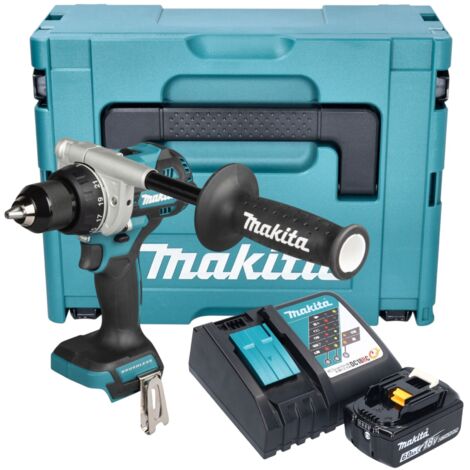 Makita DDF 492 RG1J Akku Bohrschrauber 18 V 141 Nm Brushless + 1x Akku 6,0 Ah + Ladegerät + Makpac