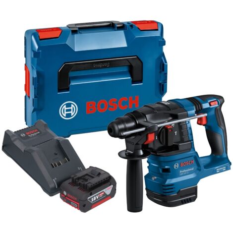 Bosch GBH 18V-22 Professional Akku Bohrhammer 18 V 1,9 J SDS Plus Brushless + 1x Akku 4,0 Ah + Ladegerät + L-Boxx (1/5)