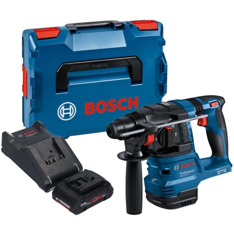 Bosch GBH 18V-22 Professional Akku Bohrhammer 18 V 1,9 J SDS Plus Brushless + 1x ProCORE Akku 4,0 Ah + Ladegerät + L-Boxx (1/5)