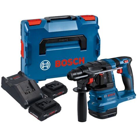 Bosch GBH 18V-22 Professional Akku Bohrhammer 18 V 1,9 J SDS Plus Brushless + 2x ProCORE Akku 4,0 Ah + Ladegerät + L-Boxx (1/5)