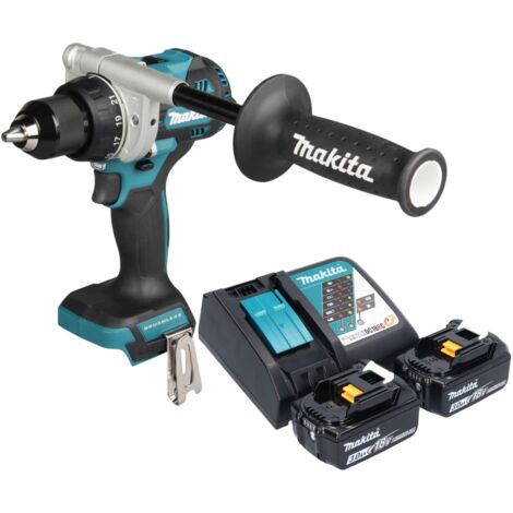 Makita DDF 492 RF Akku Bohrschrauber 18 V 141 Nm Brushless + 2x Akku 3,0 Ah + Ladegerät