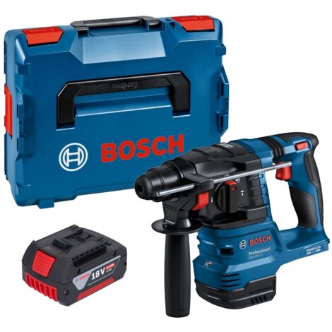 Bosch GBH 18V-22 Professional Akku Bohrhammer 18 V 1,9 J SDS Plus Brushless + 1x Akku 4,0 Ah + L-Boxx - ohne Ladegerät