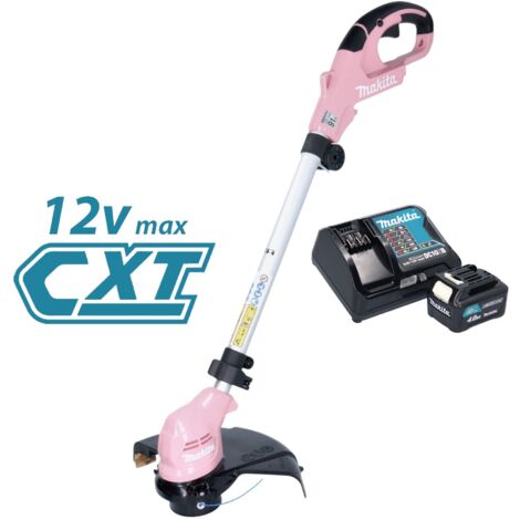 Makita UR 100 DSMP Akku Rasentrimmer 12 V max. 260 mm pink + 1x Akku 4,0 Ah + Ladegerät (1/5)