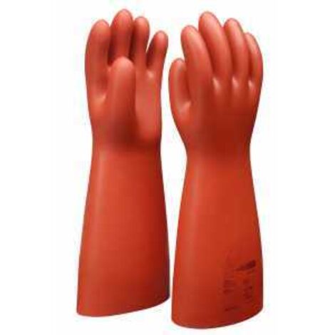 Elektriker-Schutzhandschuh mit mechanischem Schutz, Größe 12, Klasse 2, rot (1/5)