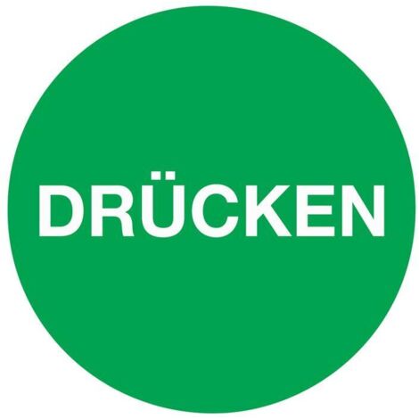 Türaufkleber ( 3000277041 ) Ø 50 mmLxB Folie selbstklebend 10 Stück