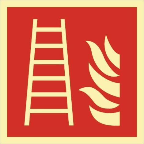Brandschutzzeichen DIN EN ISO 7010 ( 9000477573 ) L148xB148 mm Folie 10 Stück (1/3)