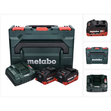 Metabo Basis Set LIHD + 2x Akku 8,0 Ah + Ladegerät + metaBOX ( 685131000 )