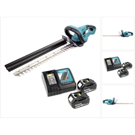 Makita DUH 523 Akku Heckenschere 18V 52cm mit 2x 5,0Ah Akku und Ladegerät
