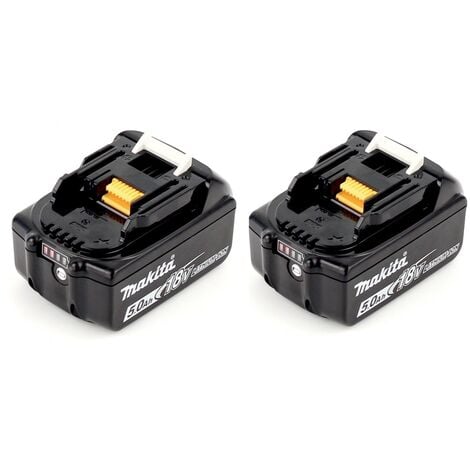 Makita BL 1850 B 18 V -  5 Ah / 5000 mAh Li-ion Akku mit LED Anzeige - 2er Pack