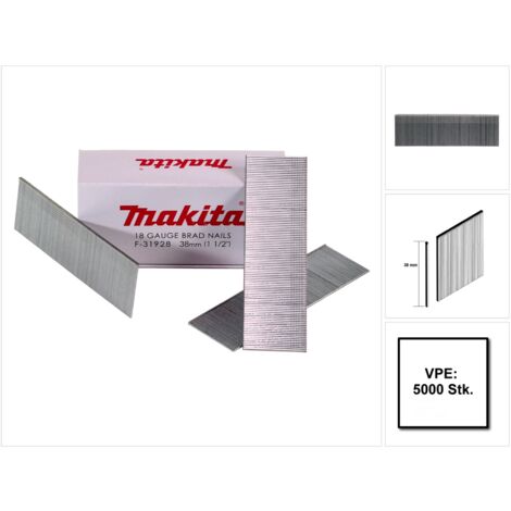 Makita 18 Ga Stauchkopfnagel Box Draht Ø 1,2 Mm, 38 Mm