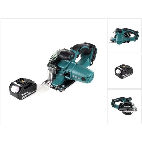 Makita DCS 552 M1 18 V Akku Metall Handkreissäge 136 mm + 1x 4,0 Ah ...