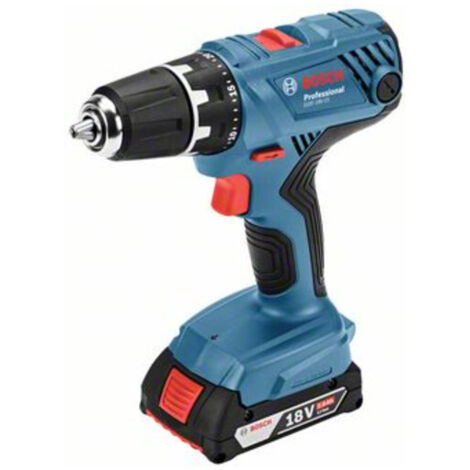 Bosch GSR 18V-21 Professional Akku Bohrschrauber 18 V 55 Nm ( 06019H1008 ) + 2x Akku 2,0 Ah + Ladegerät + L-Boxx