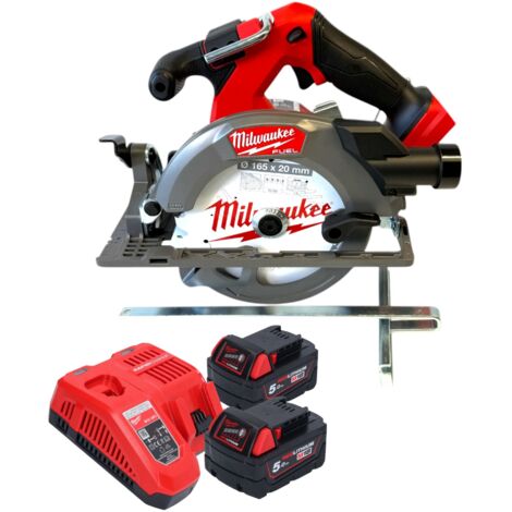 Milwaukee M18 FCS552-502 Akku Handkreissäge 18 V 165 mm Brushless + 2x Akku 5,0 Ah + Ladegerät (1/5)