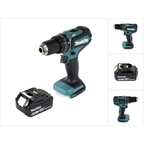 Makita DHP 485 G1 Akku Schlagbohrschrauber 18 V 50 Nm Brushless + 1x Akku 6,0 Ah - ohne Ladegerät (1/5)