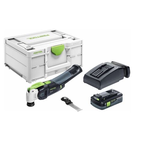 Festool VECTURO OSC 18 HPC 4,0 EI-Plus Akku Oszillierer 18 V ( 576595 ) Starlock Max Brushless + 1x Akku 4,0 Ah + Ladegerät + systainer